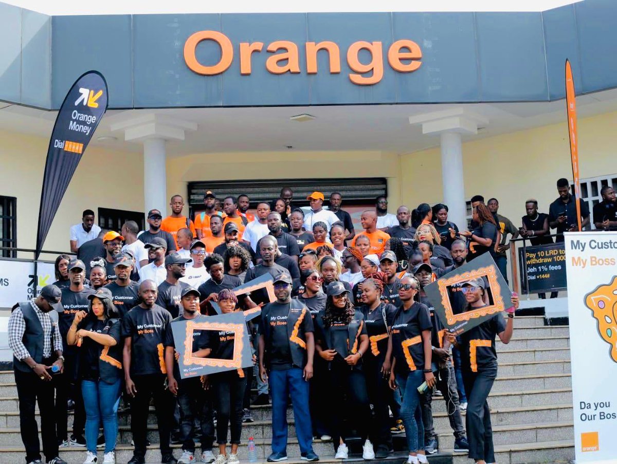 At Orange Liberia, you are the reason we do what we do. Today, our team stands united to celebrate you—our valued customers. Thank you for your trust, your loyalty, and for inspiring us every day.
#MyCustomerMyBoss #OrangeIsHere