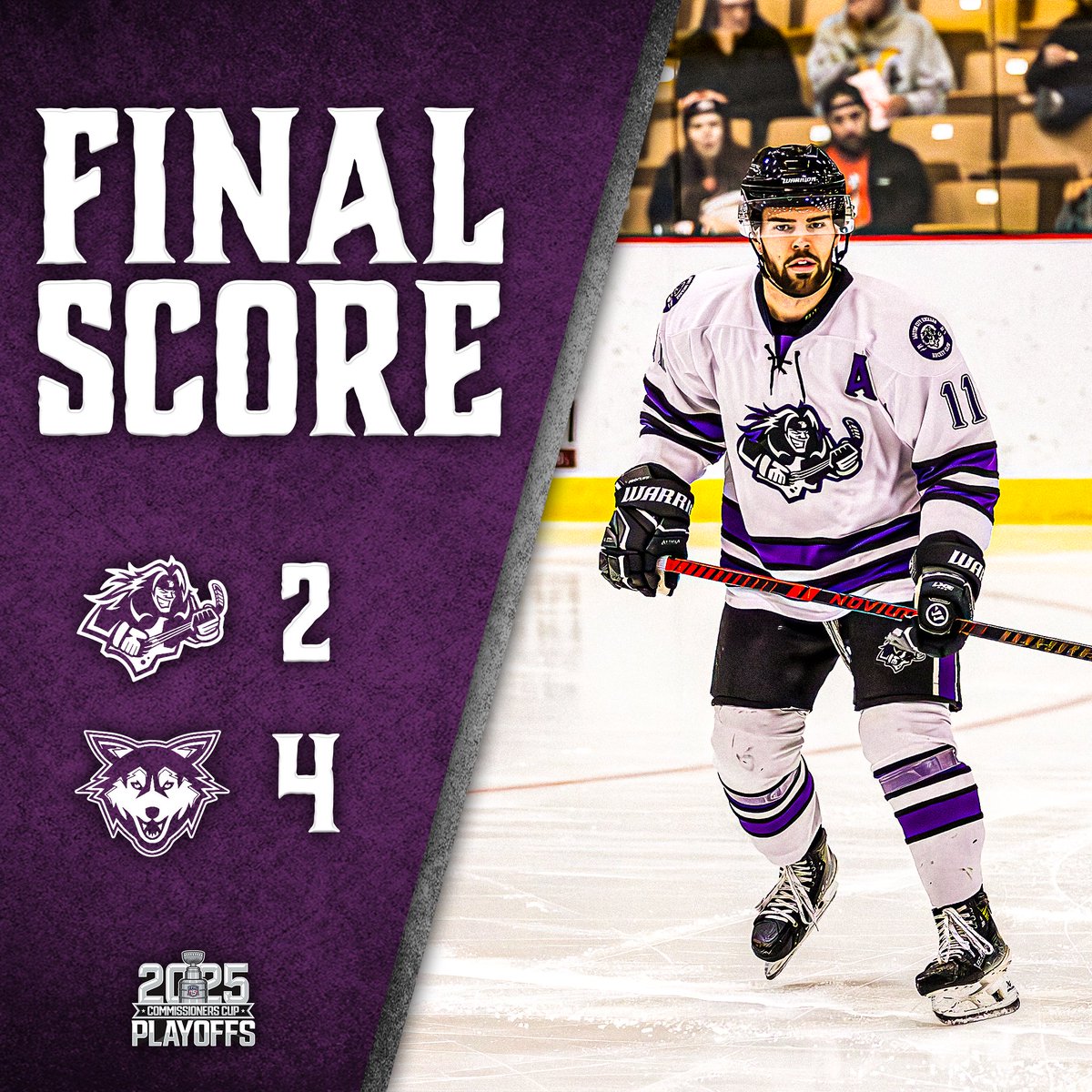 The Rockers fought, but they fell short. So, that's the end of our playoff run and the end of our season.