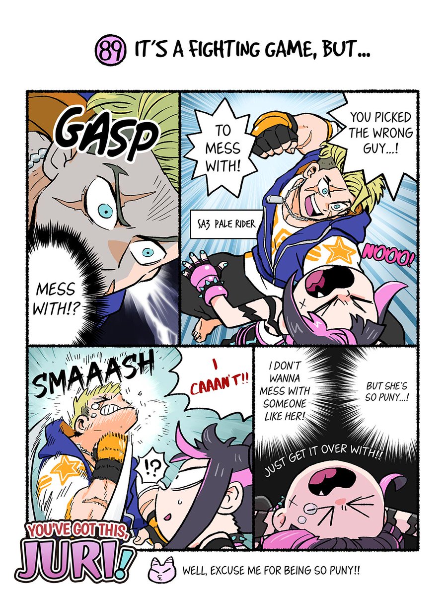 Luke uses his elite military background to teach mixed martial arts.💪
His days off are spent eating junk food, playing video games, and fighting.🍟🎮👊
But make no mistake—Luke plays to win.🔥✨

#YOUVEGOTTHISJURI #StreetFighter6 #Juri #SF6 #Luke