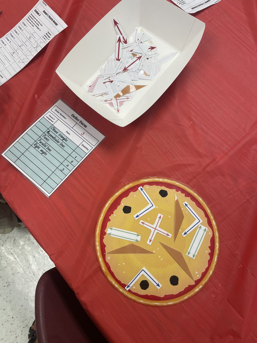 Cowart’s very own chefs put their geometric skills to the test as they ran our pizzeria. From fulfilling complicated orders to delivering the correct angles of pizza slices to picky customers, our 4th grade chefs can handle any geometric challenge! 🍕<a href="/CowartDISD/">Cowart Elementary</a>