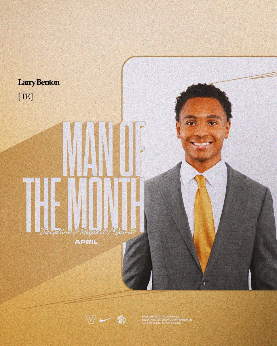 St. Thomas Football (@sthfootball) on Twitter photo From “Man of St. Thomas” ➡️ <a href="/VandyFootball/">Vanderbilt Football</a> “Man of the Month”
<a href="/LarryBentonIII/">LB3</a> ‘24 has been walking that path for a long time and we are excited to see what he continues to do in 2025. #EFND <a href="/STHCatholic/">St. Thomas High School</a> From “Man of St. Thomas” ➡️ <a href="/VandyFootball/">Vanderbilt Football</a> “Man of the Month”
<a href="/LarryBentonIII/">LB3</a> ‘24 has been walking that path for a long time and we are excited to see what he continues to do in 2025. #EFND <a href="/STHCatholic/">St. Thomas High School</a>