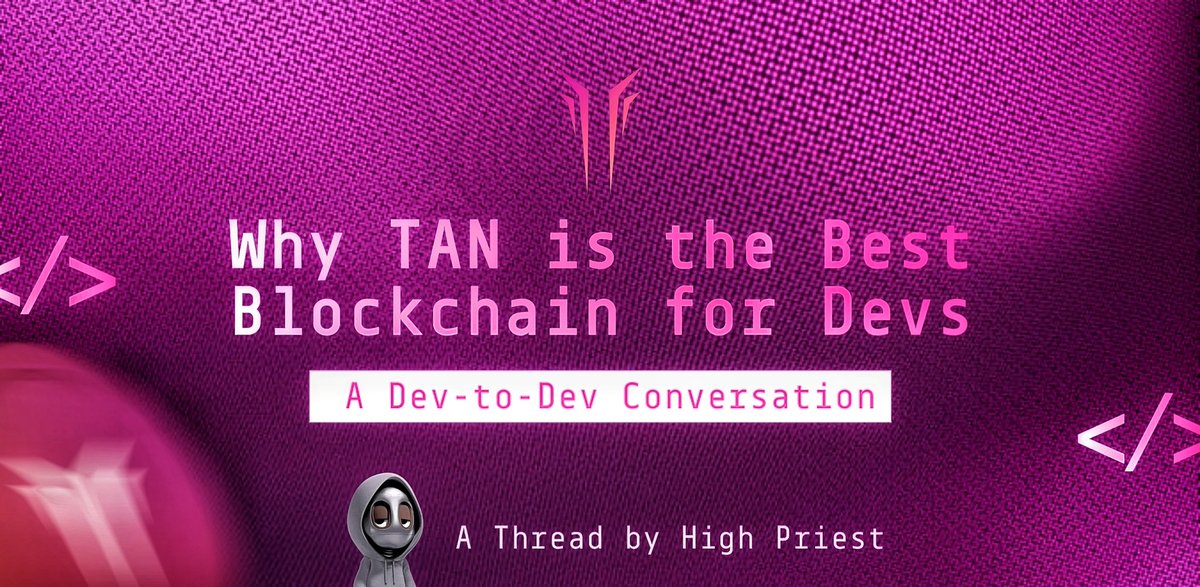 Web3HighPriest's tweet image. DEVS ARE TIRED!!!

Tired of slow tooling, broken docs, expensive gas, and building on chains that treat them like an afterthought.

There's a home for the devs that I've found - @HODL_TAN.

Read on ⇓