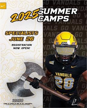 Ronan Lee 26’ SAM/ATH (@ronanleefb) on Twitter photo Thanks <a href="/AJMorganFB/">Andrew Morgan</a> for the invite to <a href="/VandalFootball/">Idaho Football</a> ‘s specialist camp!
<a href="/JPRebelsFB/">Jasper Place Rebels Football</a> Thanks <a href="/AJMorganFB/">Andrew Morgan</a> for the invite to <a href="/VandalFootball/">Idaho Football</a> ‘s specialist camp!
<a href="/JPRebelsFB/">Jasper Place Rebels Football</a>