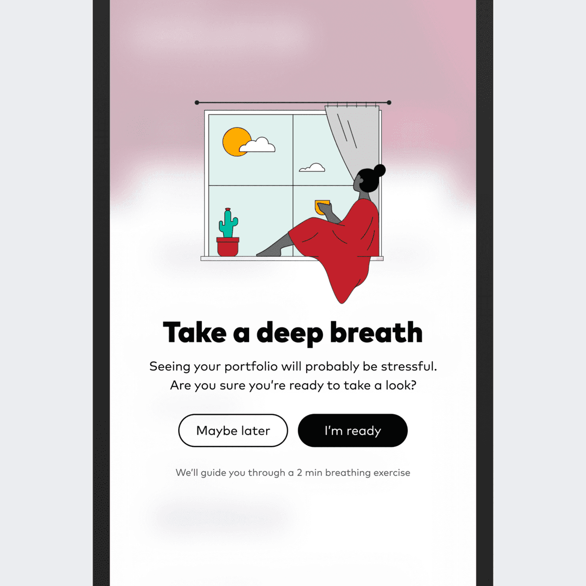 soren_iverson's tweet image. Vanguard “take a deep breath” before viewing your portfolio