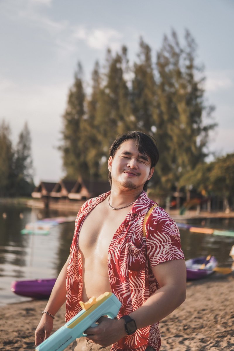 โดนฉีดแน่ ปริ้วๆ 💦 #Songkran2025