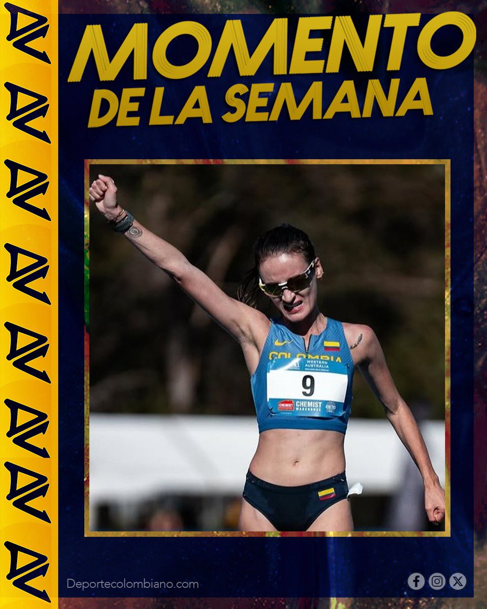 #MomentoDC ⭐️ | Lorena Arenas: El gran momento de la semana 🏆🏃‍♀️

La colombiana conquistó los 10.000 metros del Campeonato Nacional de Australia y cerró su gira por Asia y Oceanía. Nuestra marchista sigue su camino al Mundial de Atletismo 2025.

¡Orgullo Colombiano 💛💛💙❤️!