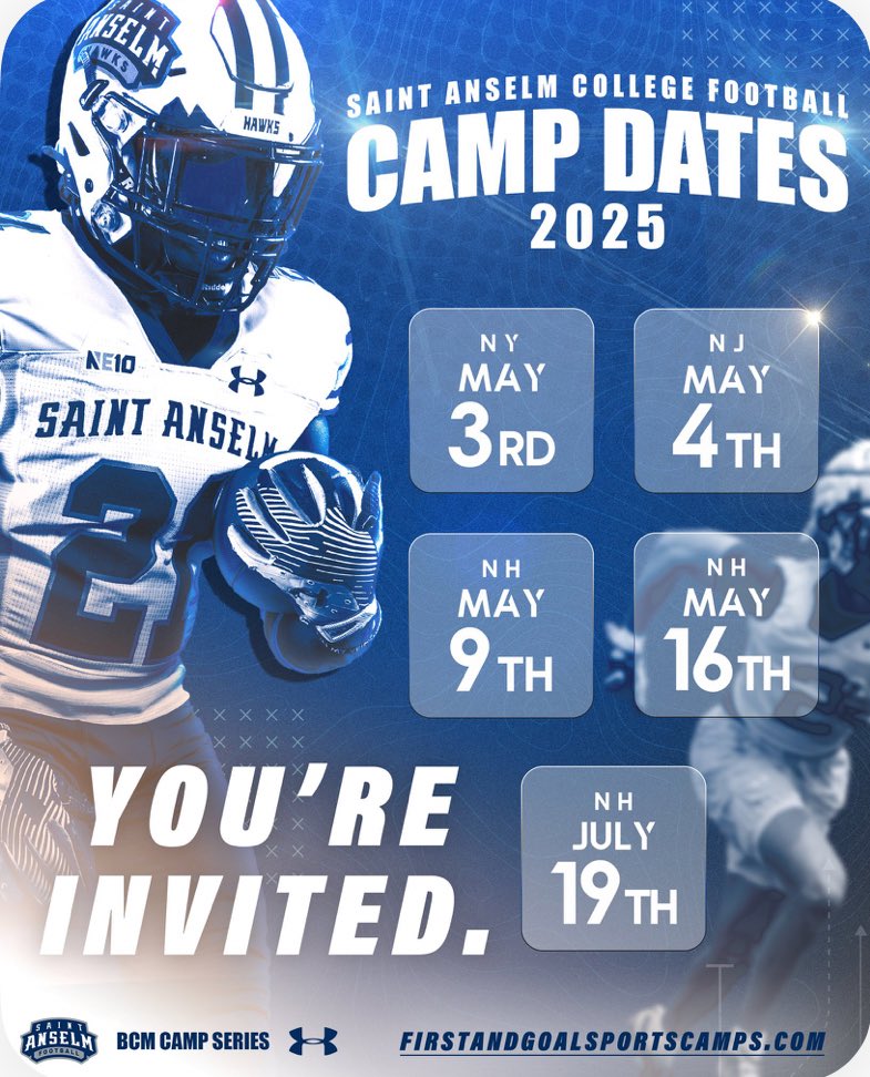 Joseph A. Lara (@_monkslara) on Twitter photo Thank You <a href="/CoachBraine/">Chadd Braine</a> And the rest of the <a href="/STAHawksFB/">Saint Anselm Football 🏈 #BCM</a> Coaching Staff for the Camp Invitation’s‼️ <a href="/CoachJoeAdam/">𝐉𝐨𝐞 𝐀𝐝𝐚𝐦 𝐇𝐁𝐂</a> <a href="/Coach_GageHayes/">Coach Gage Hayes</a> <a href="/CoachBraine/">Chadd Braine</a> <a href="/Coach_Bick/">Joe Bick</a> <a href="/CoachPELLS/">Todd Pelletier</a> <a href="/Coach_TMcJunkin/">Coach Trey McJunkin</a> #GoHawks Thank You <a href="/CoachBraine/">Chadd Braine</a> And the rest of the <a href="/STAHawksFB/">Saint Anselm Football 🏈 #BCM</a> Coaching Staff for the Camp Invitation’s‼️ <a href="/CoachJoeAdam/">𝐉𝐨𝐞 𝐀𝐝𝐚𝐦 𝐇𝐁𝐂</a> <a href="/Coach_GageHayes/">Coach Gage Hayes</a> <a href="/CoachBraine/">Chadd Braine</a> <a href="/Coach_Bick/">Joe Bick</a> <a href="/CoachPELLS/">Todd Pelletier</a> <a href="/Coach_TMcJunkin/">Coach Trey McJunkin</a> #GoHawks
