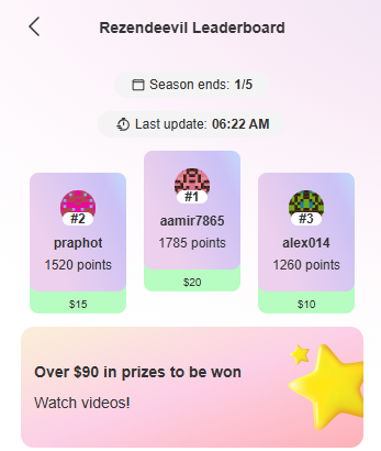 Rezendeevil Token (@rzndetoken) on Twitter photo 🔥 $RZNDE leaderboard competition heating up on <a href="/XcademyOfficial/">XCAD Network</a> app! Real users, real engagement, real rewards - this is how creator tokens should work!
Currently over $90 in prizes up for grabs just for watching Rezendeevil's videos. The power of connecting a 34M subscriber 🔥 $RZNDE leaderboard competition heating up on <a href="/XcademyOfficial/">XCAD Network</a> app! Real users, real engagement, real rewards - this is how creator tokens should work!
Currently over $90 in prizes up for grabs just for watching Rezendeevil's videos. The power of connecting a 34M subscriber