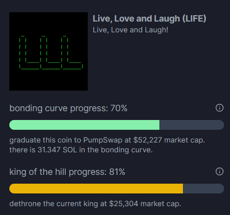 100% Bonding curve and I will do x500 Boost on Dexscreener for the community! 🚀
 pump.fun/coin/DQ3FbERmd…