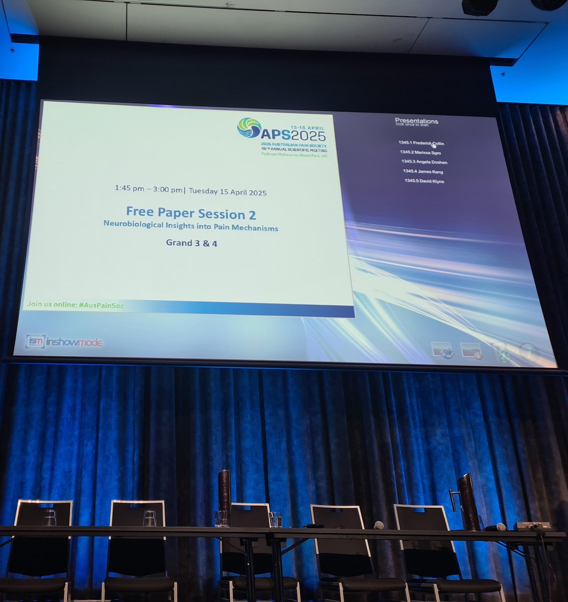 David Klyne (@david_klyne) on Twitter photo Learnt a lot sharing talks with Melissa Day, Mark Hutchinson, Nicole Rickerby, James Kang, Andrew Rice, Luke Grundy, Olivia Davanzo, and Dhanya Shanmuganathan <a href="/AusPainSoc/">Australian Pain Soc</a> #AusPainSoc #APS2025
Genuine progress in addressing pain
#pain
#sleep
#InjuryPrediction
#BasicToClinical Learnt a lot sharing talks with Melissa Day, Mark Hutchinson, Nicole Rickerby, James Kang, Andrew Rice, Luke Grundy, Olivia Davanzo, and Dhanya Shanmuganathan <a href="/AusPainSoc/">Australian Pain Soc</a> #AusPainSoc #APS2025
Genuine progress in addressing pain
#pain
#sleep
#InjuryPrediction
#BasicToClinical