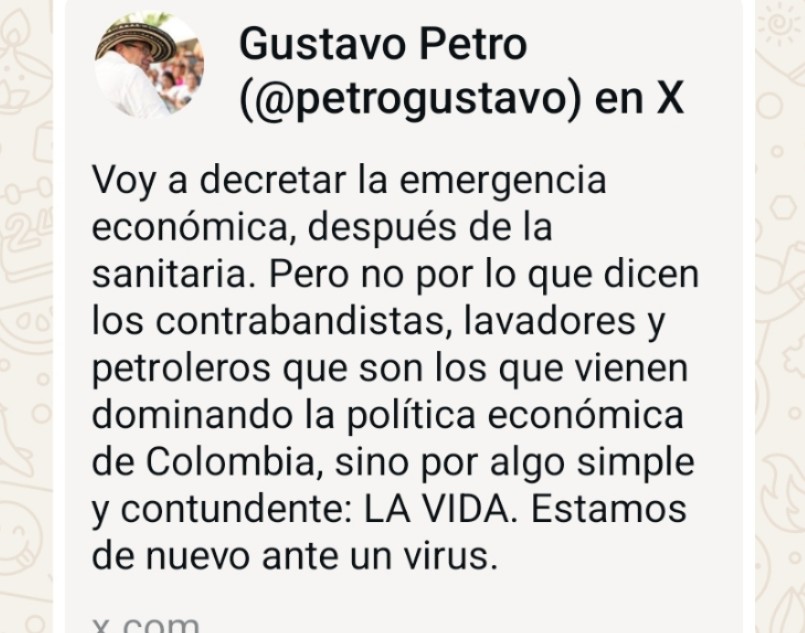 ljhernandezf's tweet photo. La epidemia de fiebre amarilla en Colombia es un asunto grave de salud pública que exige una respuesta técnica, articulada y basada en evidencia. Sin embargo, preocupa que se esté politizando, utilizándola como excusa para atacar a Bogotá, la Federación de Cafeteros o la Gobernación del Tolima. La salud no puede ser instrumentalizada con fines políticos.
Sí, el cambio climático facilita la expansión del vector a nuevas altitudes. Sí, el brote tiene una alta letalidad y exige vacunación urgente en zonas de riesgo. Pero también es cierto que se necesita información precisa, liderazgo técnico y articulación interinstitucional, no señalamientos. En salud pública, el protagonismo debe ser colectivo, no personal. @petrogustavo
@MinSaludCol
@SectorSalud @FedeCafeteros @gobertolima @INSColombia @asocepic