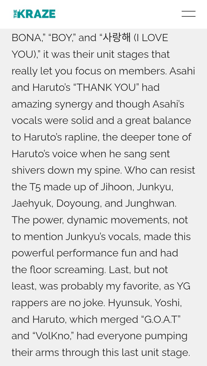 Sekarang paham kan kenapa unit stage itu penting ? 
Yang masih belain YG gws dah. Udah 2 artikel yang ga nyebutin jeongwoo , gatau bakal ada berapa artikel lagi

JEONGWOO’S VOICE, YG’S SILENCE
#LetJeongwooShine #YGRespectJeongwoo #ThanksForNothingYG <a href="/ygent_official/">YG FAMILY</a>