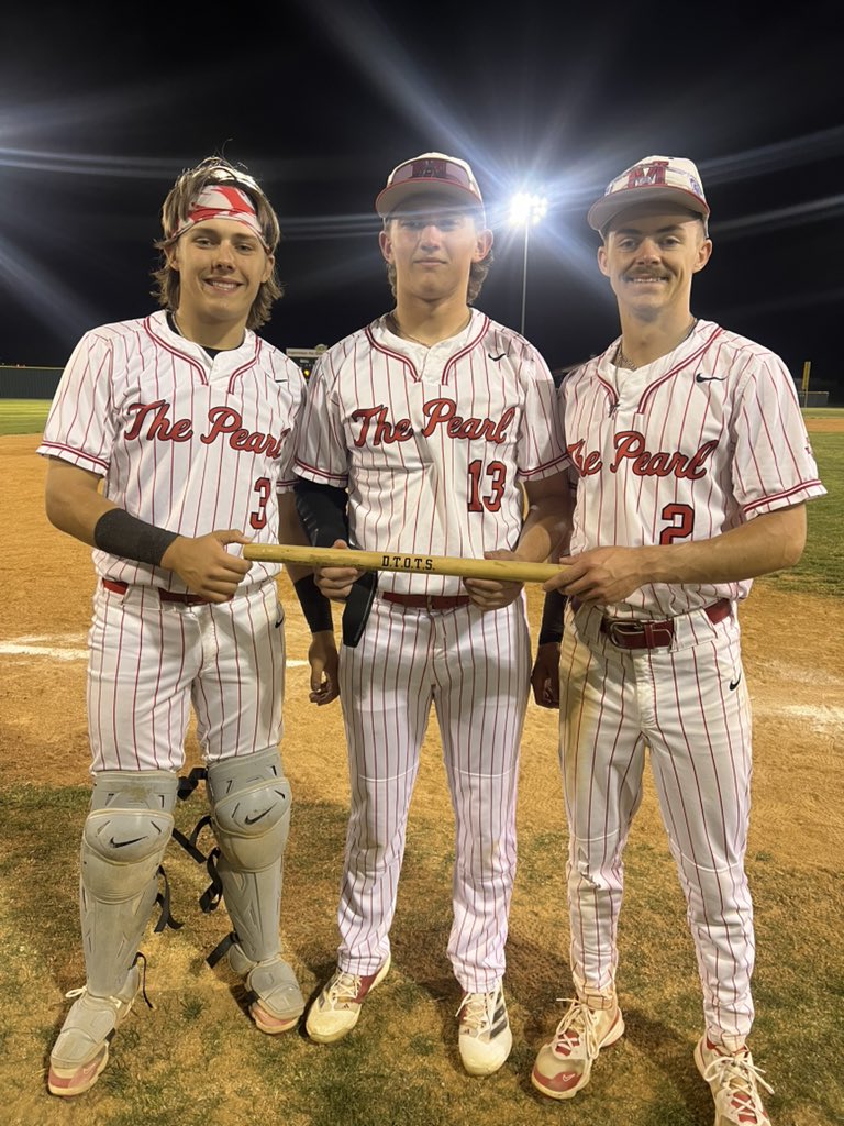 Maypearl Baseball (@maypearlbsball) on Twitter photo #D.T.O.T.S. Player of The Game is <a href="/rileybray01/">Riley bray</a> who was 2-2 w/ 2B, 2 RBI & 1 R. <a href="/TysonB2025/">Tyson Brooks</a> had huge RBI 2B to take the lead. On the bump <a href="/BillyTeague00/">Billy Teague</a> went CG giving up 4 H, 1 ER and 11Ks in a 5-1 W over BG moving to 11-1 in district play.
#StandardsOverFeelings
#LockedIn #D.T.O.T.S. Player of The Game is <a href="/rileybray01/">Riley bray</a> who was 2-2 w/ 2B, 2 RBI & 1 R. <a href="/TysonB2025/">Tyson Brooks</a> had huge RBI 2B to take the lead. On the bump <a href="/BillyTeague00/">Billy Teague</a> went CG giving up 4 H, 1 ER and 11Ks in a 5-1 W over BG moving to 11-1 in district play.
#StandardsOverFeelings
#LockedIn