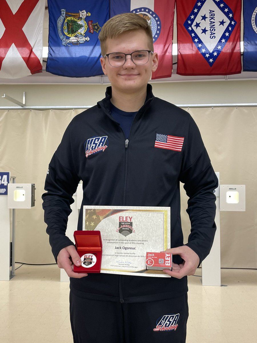 ogoreuc's tweet photo. Eley High School All America Air Rifle Team! @GCASDK12 https://t.co/WTB3FVDKGb