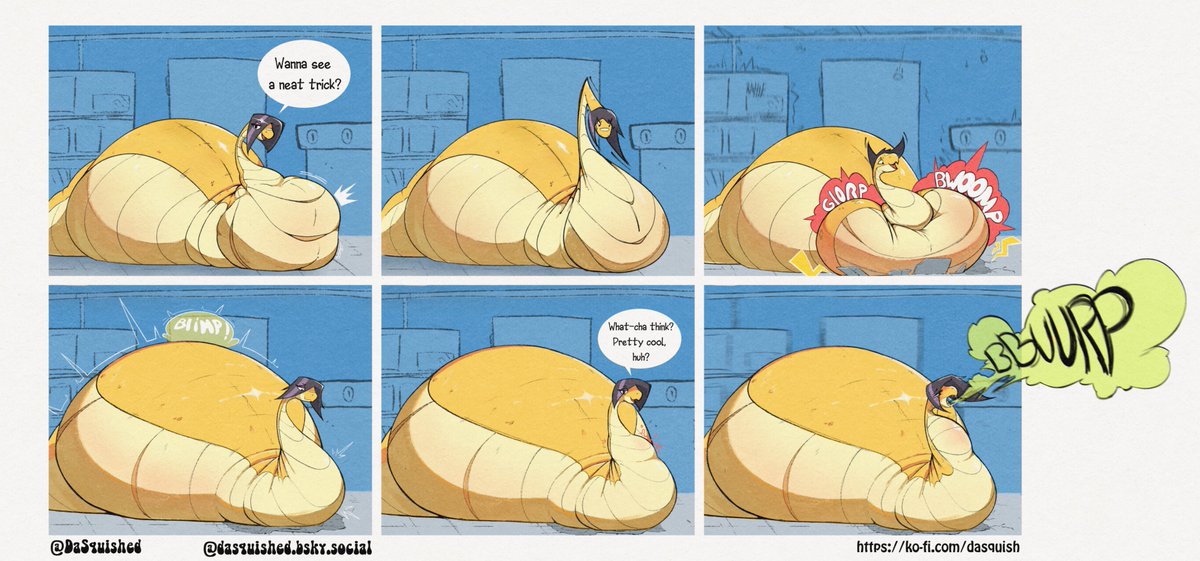 Part 3.5/?? - Ziti Drive  
Ziti shows you her "Secret Digestive Technique" which I'm uh, not sure how many -other- people can do it, but sure is NEAT oughh...  

Mwehehe really proud of this one and the movement in it!!!