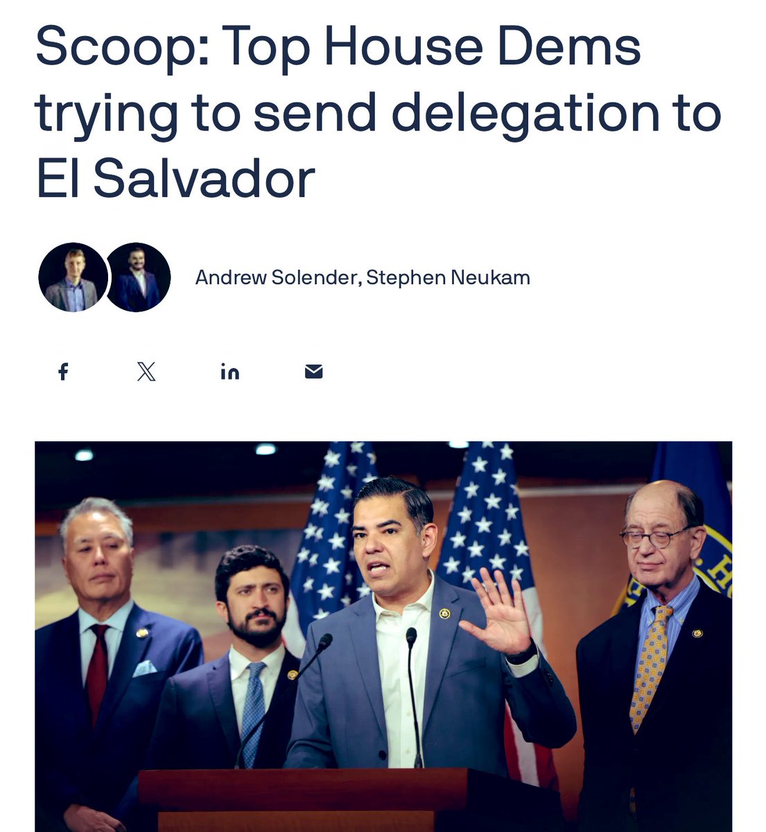 Bubblebathgirl's tweet image. .@RepRobertGarcia is leading a delegation to El Salvador to try to bring MS-13 and Tren de Aragua illegals to the US.
Garcia himself came to the US illegally. He recently threatened violence against Elon and Trump. He should be deported. He certainly shouldn’t be in Congress.