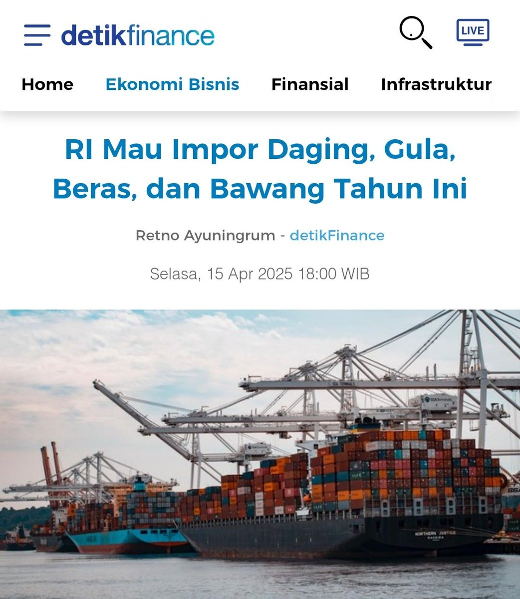 ARSIPAJA's tweet photo. Swasembada pangan 😅 https://t.co/F5JLjEJaD0