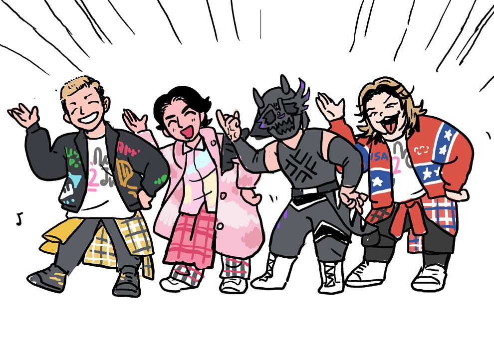 「ええこと考えた 一緒に踊るのがいいと思う 」|てつじのイラスト