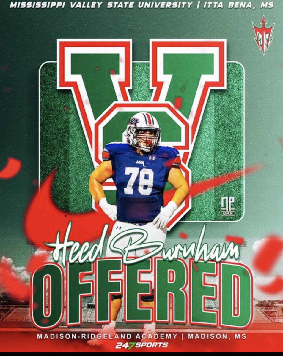 Heed Burnham (@heed_78) on Twitter photo After a great conversation with <a href="/CoachBingham7/">Zavian Bingham</a> I am blessed to receive my first SWAC/Division 1 offer from <a href="/MSValleyFB/">MVSU Football</a> <a href="/27TBuck/">Terrell Buckley</a> After a great conversation with <a href="/CoachBingham7/">Zavian Bingham</a> I am blessed to receive my first SWAC/Division 1 offer from <a href="/MSValleyFB/">MVSU Football</a> <a href="/27TBuck/">Terrell Buckley</a>