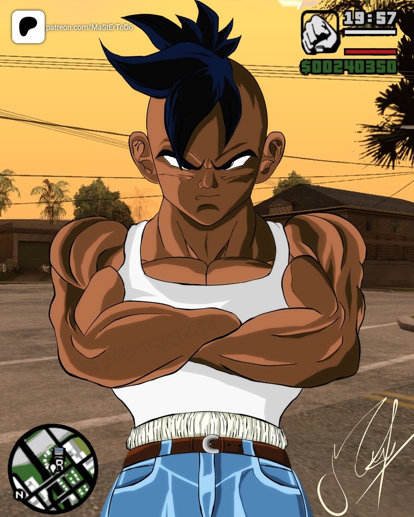 Oob is in the neighborhood, son! 😎
Hey friends, this is an idea I've had for a while. I hope you like it. #DragonballXGTA