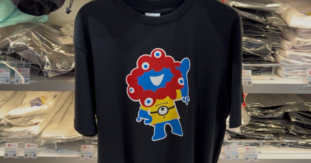 ★★EXPO2025大阪万博　ミャクミャク　ミニオン コラボ　Tシャツ（M)★★ 大阪万博 EXPO2025 キャラクター ミニオンコラボTシャツ LL