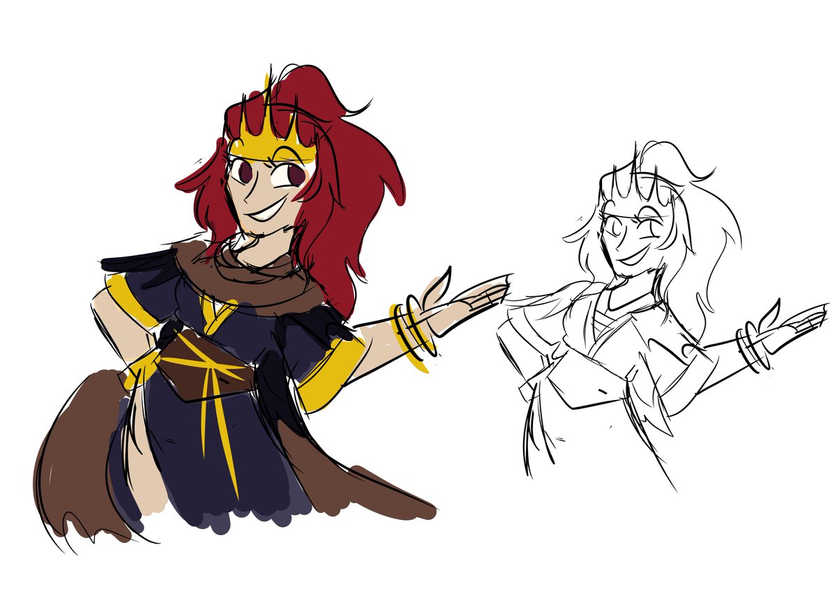 Ni_na245's tweet photo. Dark souls 3 oc? Maybeeeeeee. Just a concept for now. She stole Faraam/Nameless king clothes lmao #oc #originalcharacter #Darksouls3 #Darksouls #soulborne #sketch #artmoots #arttrend #randompost #characterdesign #newpost #art #digitalart #fantasy https://t.co/3xAVbmzfyU