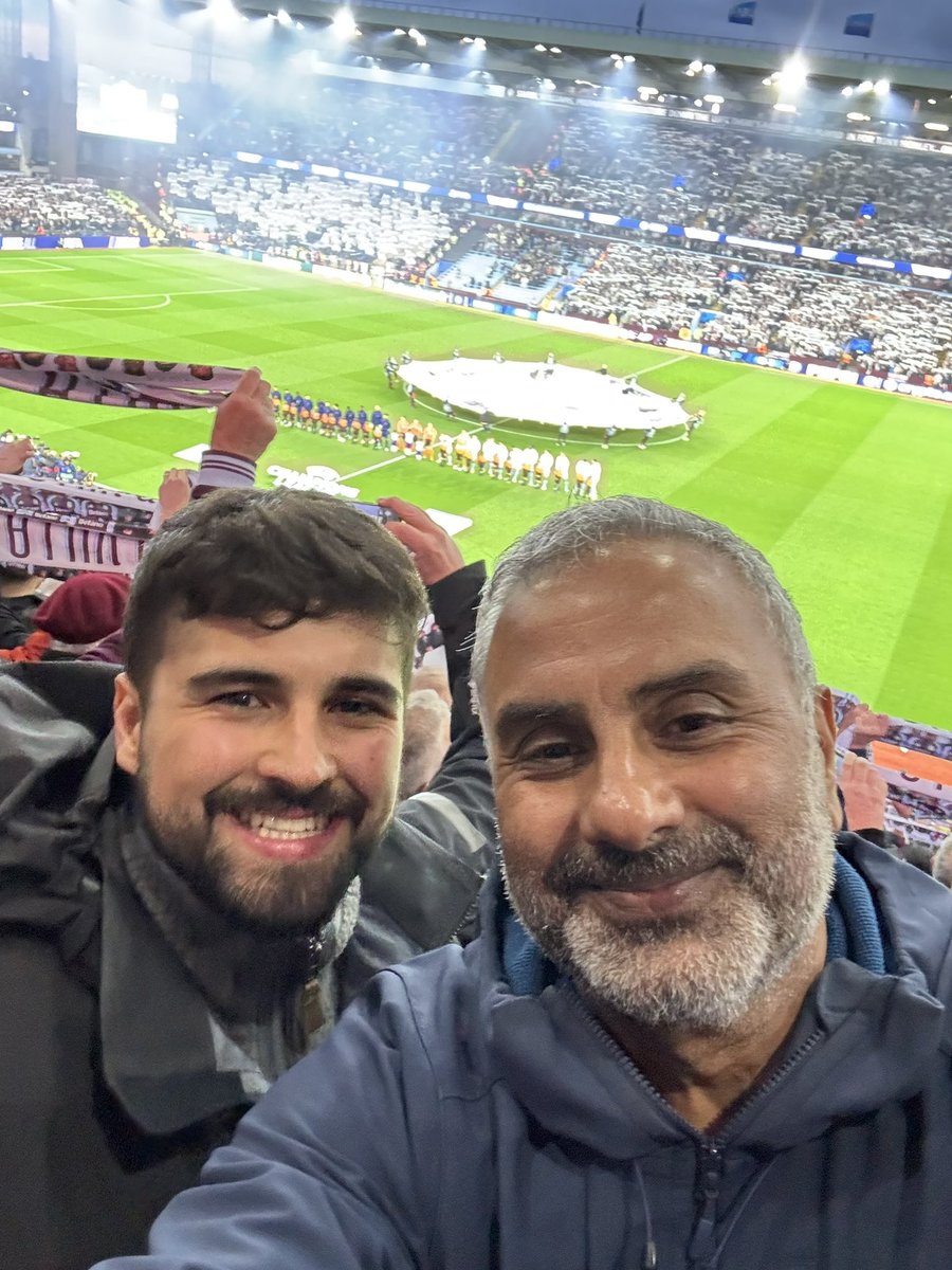 Watching champions league with my boy …. This is what it’s all about 💜💙