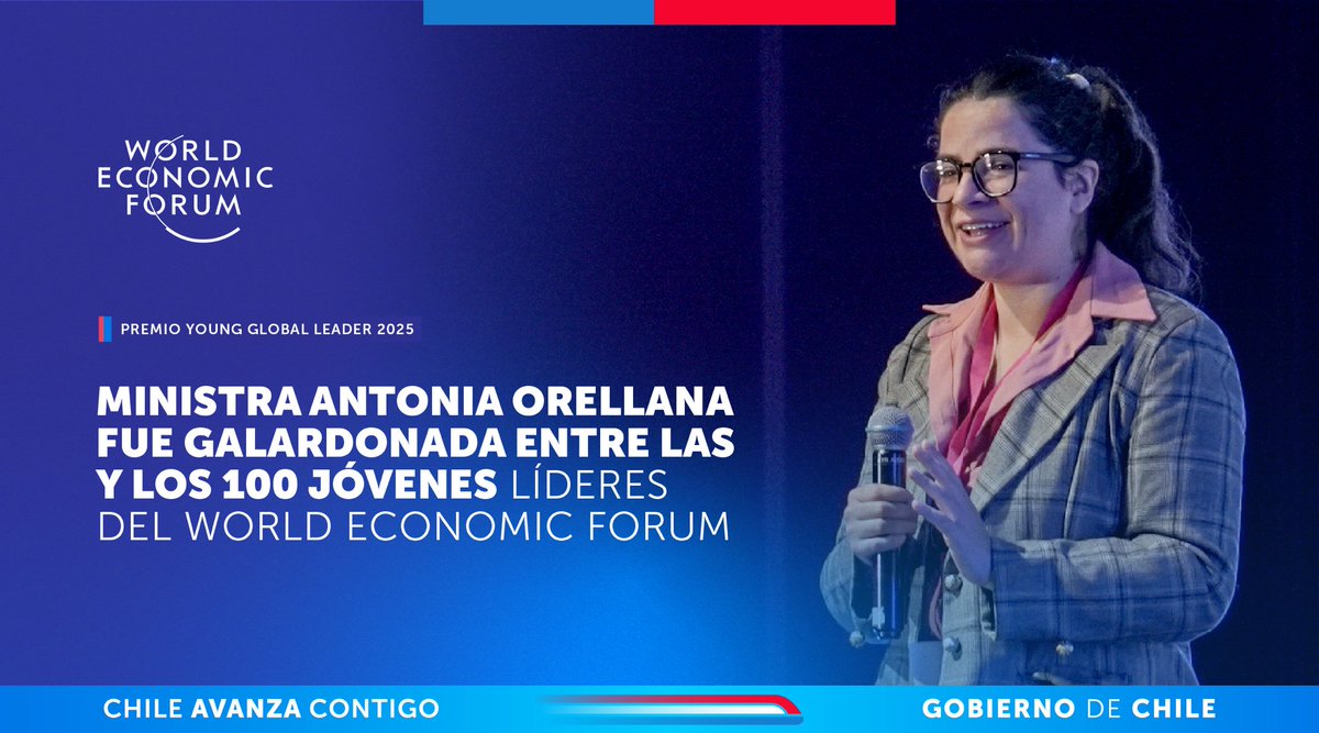 El premio Young Global Leader 2025 es una iniciativa del Foro Económico Mundial dedicada a formar líderes responsables comprometidos con un mundo mejor. 🌎🙋🏽‍♀️