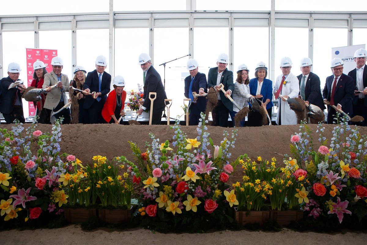 University of Utah (@uutah) on Twitter photo Last week, we broke ground on our second <a href="/huntsmancancer/">Huntsman Cancer Institute</a> center. Situated in the heart of Utah County, the facility will expand research capacity, care, education & training, and reduce travel time by an hour each way for thousands of patients.
📰 healthcare.utah.edu/huntsmancancer… Last week, we broke ground on our second <a href="/huntsmancancer/">Huntsman Cancer Institute</a> center. Situated in the heart of Utah County, the facility will expand research capacity, care, education & training, and reduce travel time by an hour each way for thousands of patients.
📰 healthcare.utah.edu/huntsmancancer…