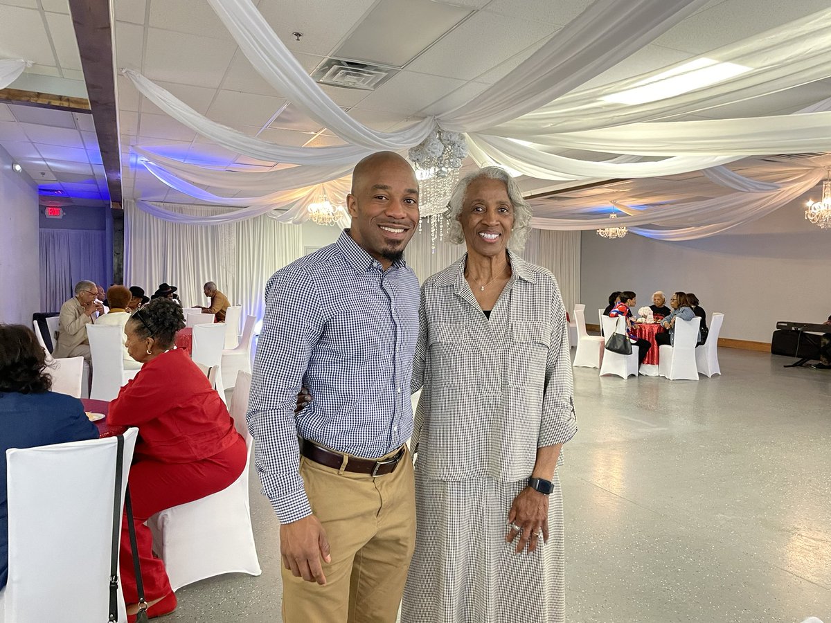 oh_HOLMES's tweet photo. It was great to be a part of honoring Mrs. Edith McGuire today. She was born and raised on the Westside of Atlanta and is an Olympian. Her words today were very inspiring. Know your history! https://t.co/IBg3jR9zOE