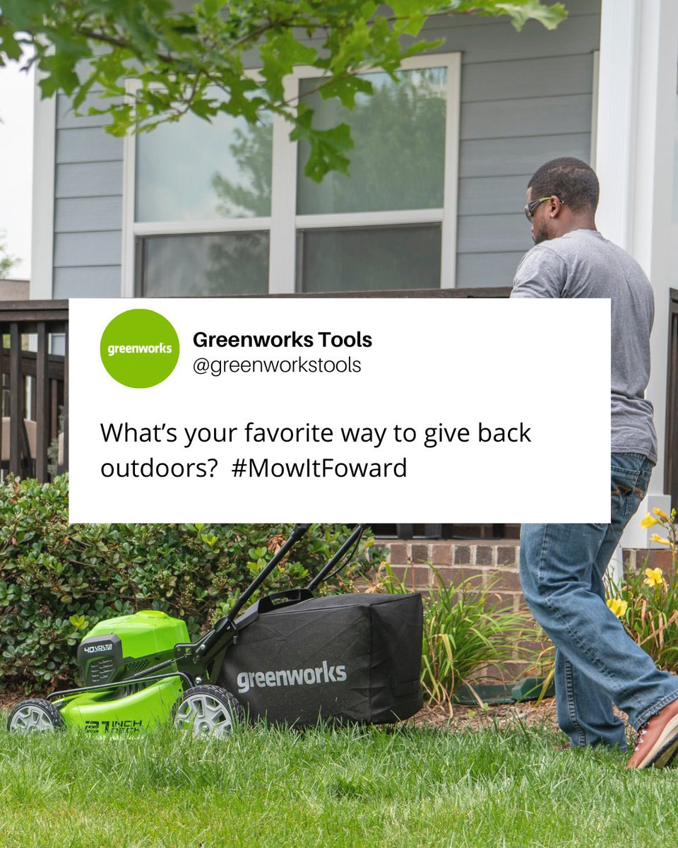 Could your yard work inspire someone else to pay it forward? 💭💚 This week, we’re celebrating Mow It Forward Week as part of our Earth Day Every Day movement. It’s all about doing good, one yard at a time 🌱