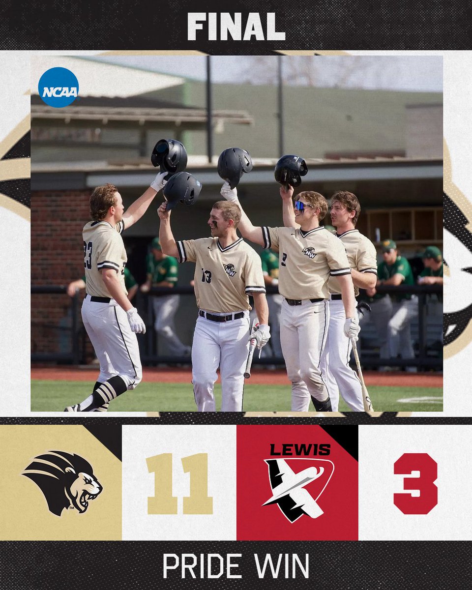 Purdue Northwest Pride (@pnwathletics) on Twitter photo <a href="/PNW_Baseball/">PNW Baseball</a> secures a big win over No. 24 Lewis University with an explosive 11-run performance 💥 The Pride return to action on April 17th as they continue conference play against Roosevelt University in Chicago, IL. First pitch is set for 3:00 PM CT. #RoarPride 🦁 <a href="/PNW_Baseball/">PNW Baseball</a> secures a big win over No. 24 Lewis University with an explosive 11-run performance 💥 The Pride return to action on April 17th as they continue conference play against Roosevelt University in Chicago, IL. First pitch is set for 3:00 PM CT. #RoarPride 🦁