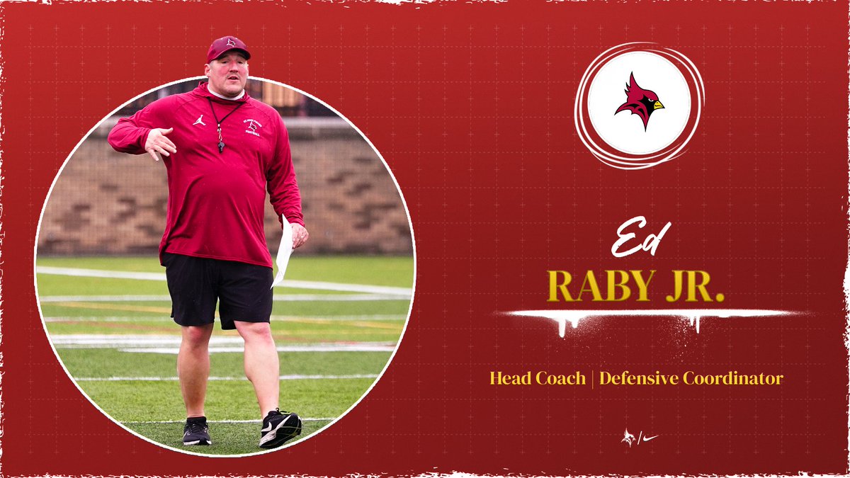 🔴🟡GET TO KNOW, HEAD COACH/DC: <a href="/CoachRabyJr/">Ed Raby</a> 

💥As Head Coach at Morrisville, Raby's players earned DPOTY, All-Region, All-American, &amp; 48 All-Empire 8 Selections
🏈AFCA 35 UNDER 35 (2022)
👨‍🎓His teams have been noticed for their community service &amp; increased GPA

#RollCards