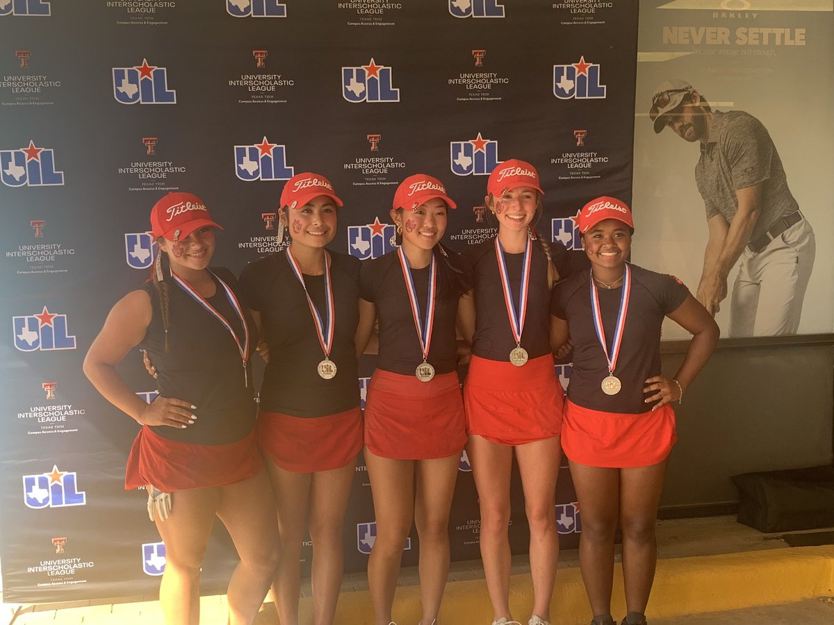 GCISD Athletics Dept. (@gcisd_athletics) on Twitter photo What a day in Lubbock for <a href="/GCISD/">Grapevine-Colleyville ISD</a> girls golf.
Team Results:
🥈<a href="/panther_golf/">CHHS Panther Golf</a>
🥉<a href="/GHSMustangGolf/">Grapevine High School Golf</a>
Both teams advance to the <a href="/uiltexas/">Texas UIL</a> championship in Georgetown.
Individual Results:
🥇Jumee Lee of CHHS
🥉Audrey McCallum of CHHS What a day in Lubbock for <a href="/GCISD/">Grapevine-Colleyville ISD</a> girls golf.
Team Results:
🥈<a href="/panther_golf/">CHHS Panther Golf</a>
🥉<a href="/GHSMustangGolf/">Grapevine High School Golf</a>
Both teams advance to the <a href="/uiltexas/">Texas UIL</a> championship in Georgetown.
Individual Results:
🥇Jumee Lee of CHHS
🥉Audrey McCallum of CHHS