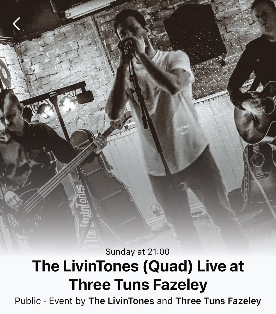 Ant and Jon out for an Acoustic Session, this Friday at The Market Vaults, Tamworth, Then The LivinTones Quad out on Sunday at The Three Tins Fazeley 🎶🍻what a weekend coming up