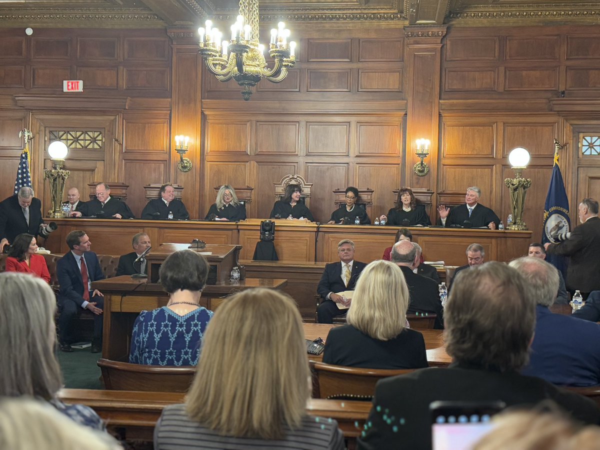 Congratulations to my friend,Chief Justice Debra Hembree Lambert on your selection to lead Kentucky’s highest court. It’s wonderful knowing you and working with you. The court is under your very capable  leadership.