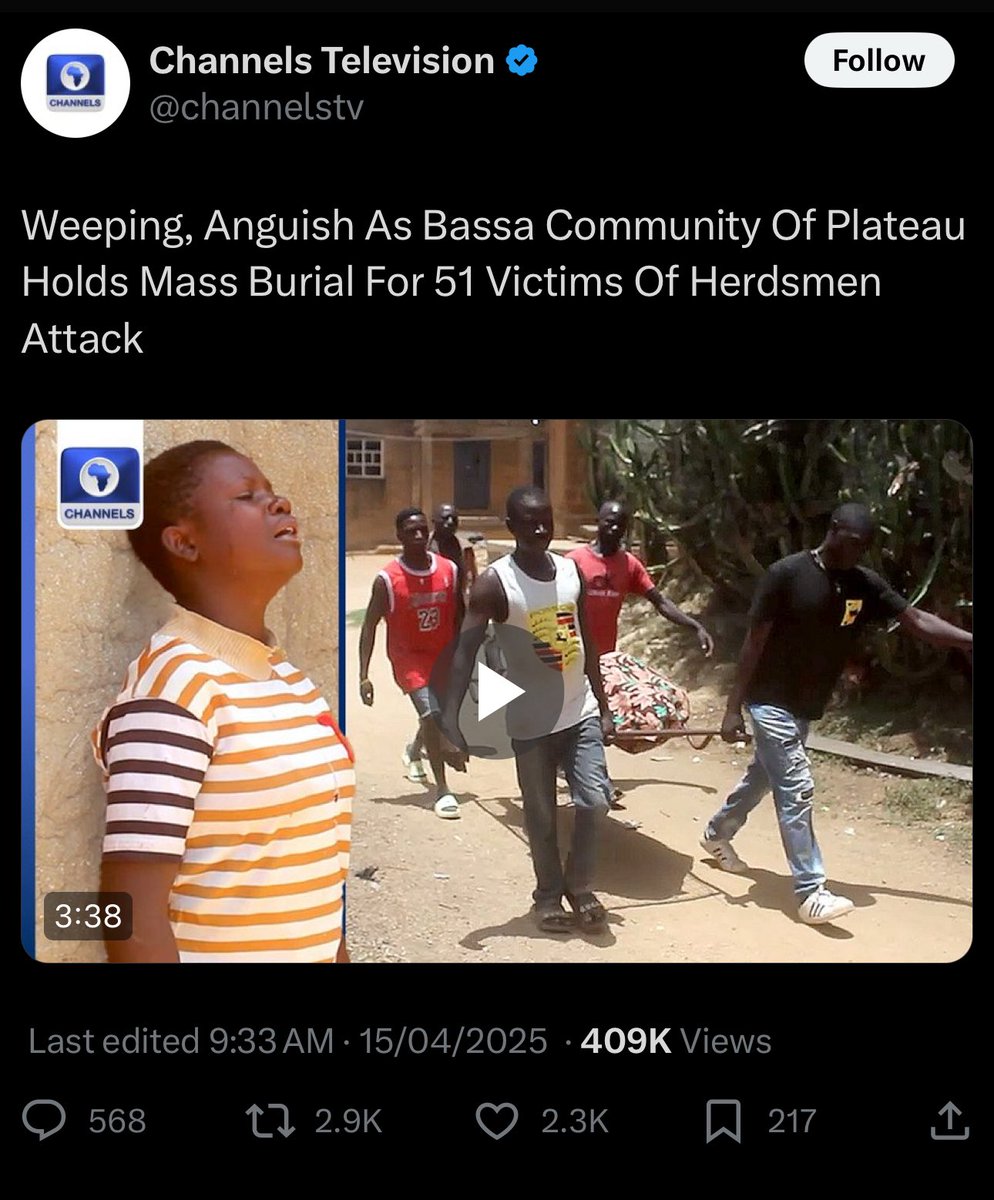 Bellokingkhan's tweet photo. Fulani Herdsmen sunkashe kiristoci 50 harda kananan yara a Bassa dake Jos, muna gani a labarai amma mun kauda kai, Sai sun dauki fansa akan matafiya da basuji basu gani ba muzo muyita magana su kuma suna kauda kai. 
We need to come together to ask for justice. Every life matters. https://t.co/hUVZn0zxIK