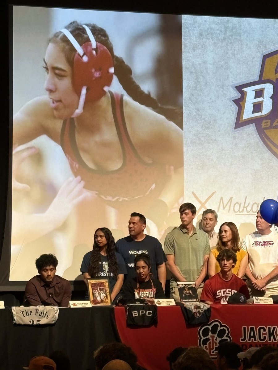 Join us in congratulating Maka Domingo on signing to wrestle at the collegiate level for Brewton-Parker We are excited and look forward to seeing her achieve great success on and off the mat. Sky’s the limit, Maka! #NextLevelPanther #BrewtonParkerWrestling