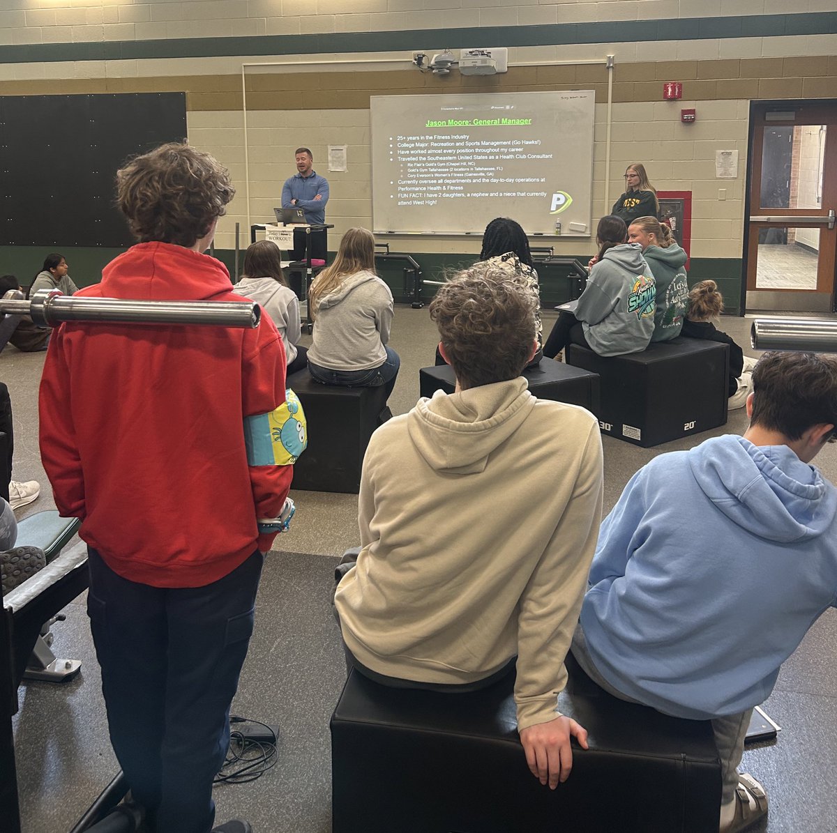 Today was a fabulous day of learning and collaborating! Thank you to Performance Health &amp; Fitness for sharing your experience and knowledge of careers in the fitness and health industry! <a href="/ICWPrincipal/">Mitch Gross</a> <a href="/IowaCitySchools/">Iowa City Schools</a> <a href="/ICWestAthletics/">Iowa City West Athletics</a>