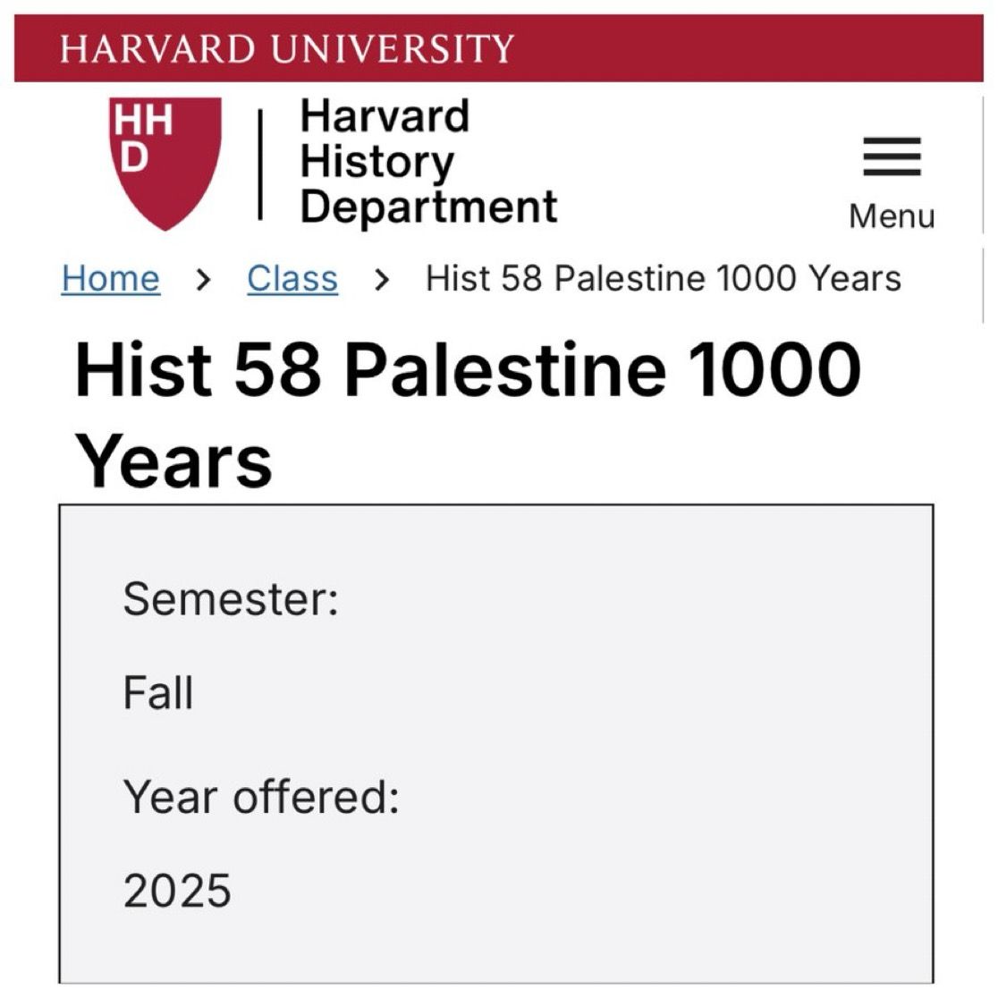 StopAntisemites's tweet photo. Harvard is launching a fall class called “History of Palestine 1000 Years” - taught by three professors (Rosie Bsheer, Lorenzo Bondioli, and Cemal Kafadar) who openly champion the genocidal phrase “from the river to the sea.”

Even if Palestine had a 1000-year history (it doesn’t), Jews were there then, and thousands of years before.

Jewish indigeneity isn’t up for sale through expensive academic credits.