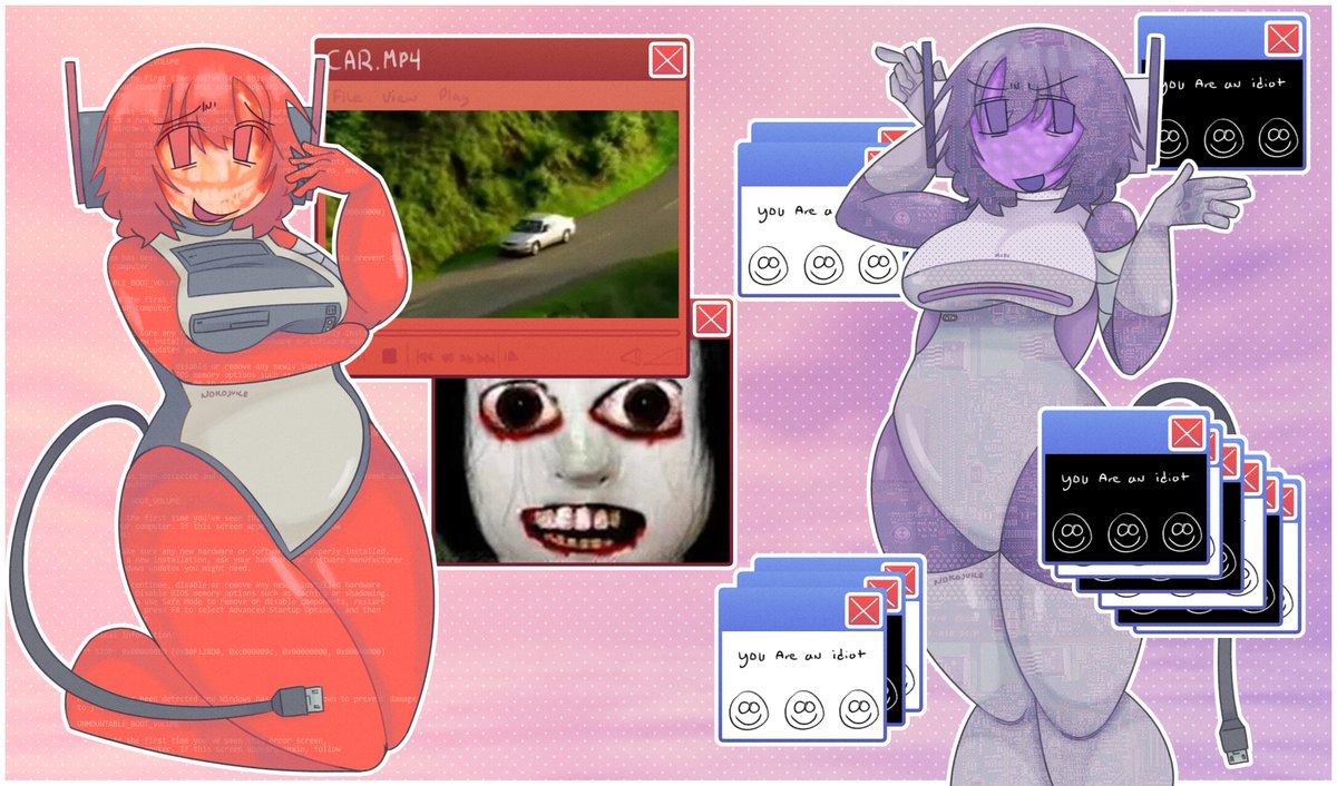 i can be ur jumpscare... or i can be ur malware... heheh..
(oc)