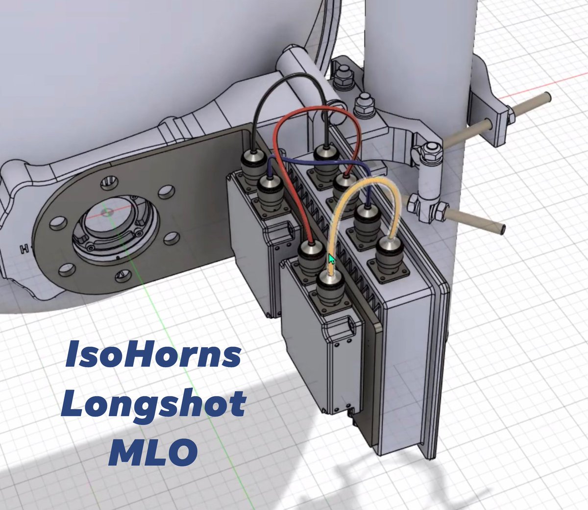 Grateful to collaborate with such a talented and dedicated team!

Today, we are finalizing the mount plate design and taking cable measurements for the IsoHorns Longshot MLO—the first multi-gigabit backhaul product that goes fast and far while being friendly on the finances!