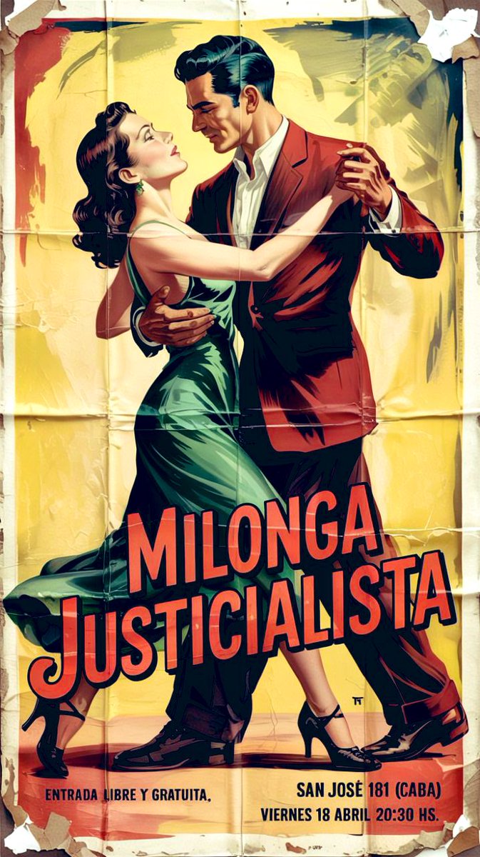 Magnitud, sustancia y forma. 
Viernes 18/4 a partir de las 19 hs. 
San José 181, CABA. ✌🏼Viva Perón, Evita, Néstor, Cristina y Argentina.