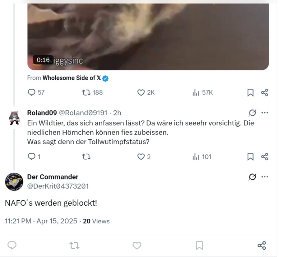Ich glaube ja, es war das Wort "Impfstatus".

Na macht nix. Was von alleine kommt, geht auch wieder von alleine. Tollwut nach Hamers Germanischer Neuer Medizin ist bestimmt auch nur irgend so ein Konflikt.