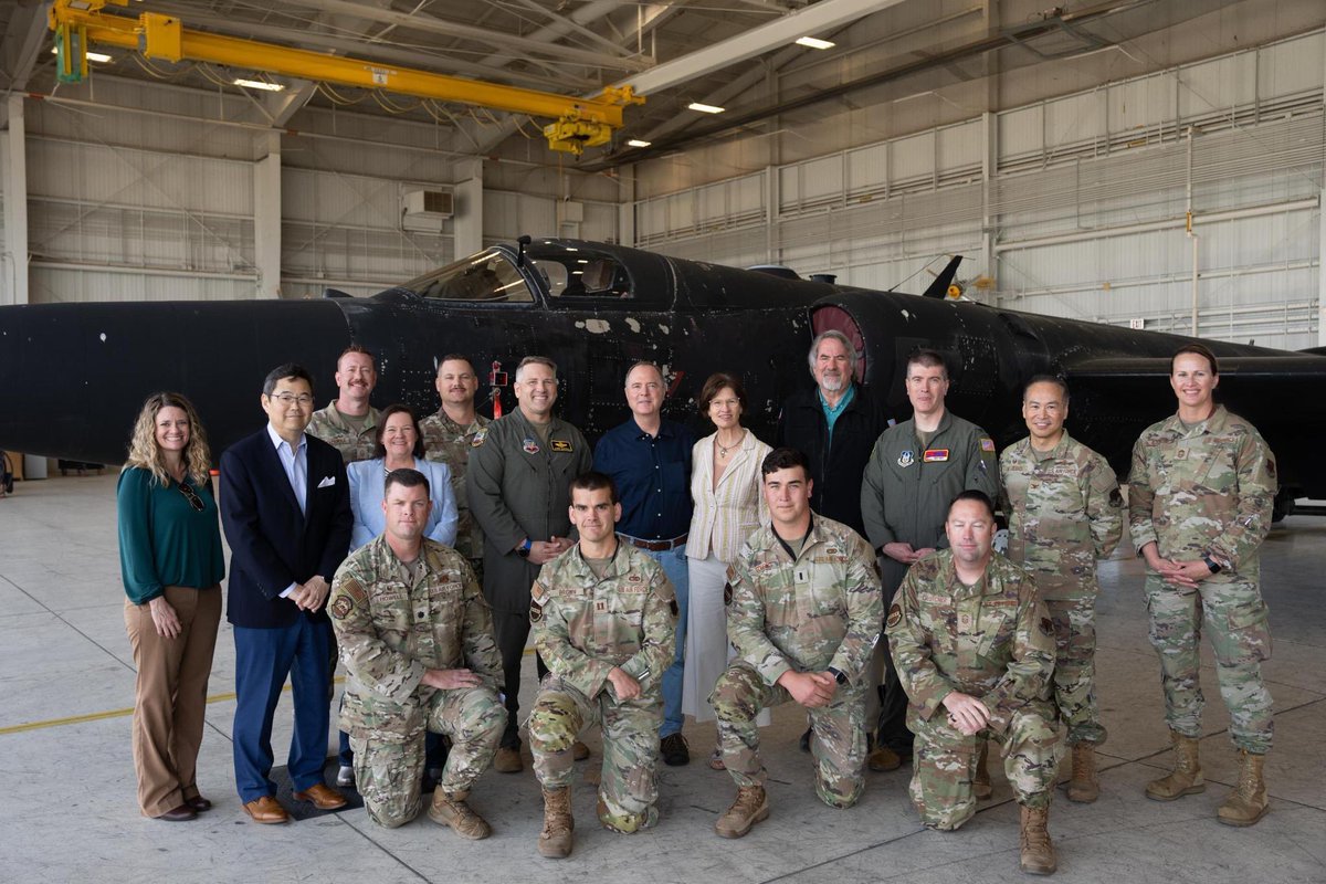 SenAdamSchiff's tweet image. Beale Air Force Base is home to some of the nation's best and brightest airmen.
It's a privilege to hear their stories with @RepLaMalfa – and what we can do to better support their mission to keep all of us safe.