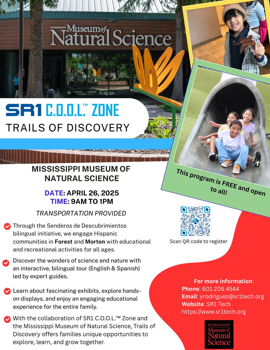 ¿Listo para una aventura? ¡Regístrate en Trails of Discovery antes del 22 de abril y únete al viaje!
🌟
Ready for an adventure? Register for Trails of Discovery by April 22nd and join the journey!
#TrailsofDiscovery #SR1 #ScientificResearch