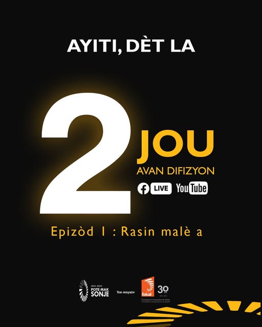 FOKAL_Ayiti's tweet photo. Tous les épisodes de la websérie "Haïti, la dette" seront disponibles en créole, en français &amp; en anglais sur YouTube de @FOKAL_Ayiti. Confirmez votre participation sur la page de l'événement pour regarder l'épisode en créole sous-titrée en français ici:
👉https://t.co/SOKkGJSpSq https://t.co/bmVAcgUkCW