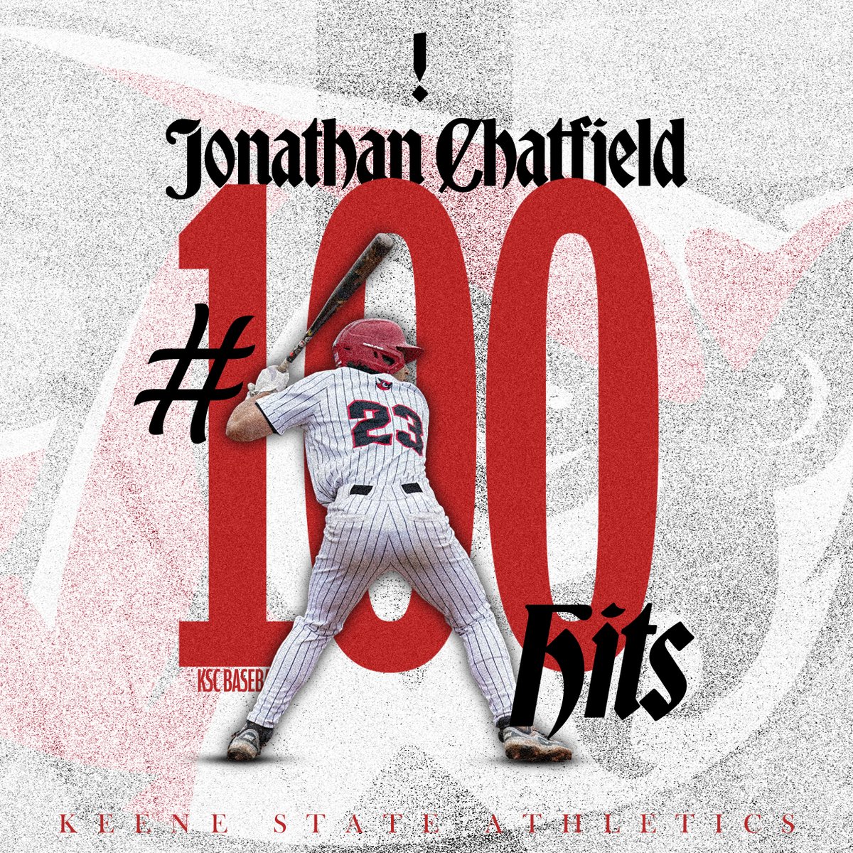 Congrats to <a href="/chatfield02/">Chatfield🐢</a> on 100 career hits! #d3baseball 

<a href="/KSCBaseball/">Keene State Baseball</a> <a href="/d3baseball/">D3baseball</a>