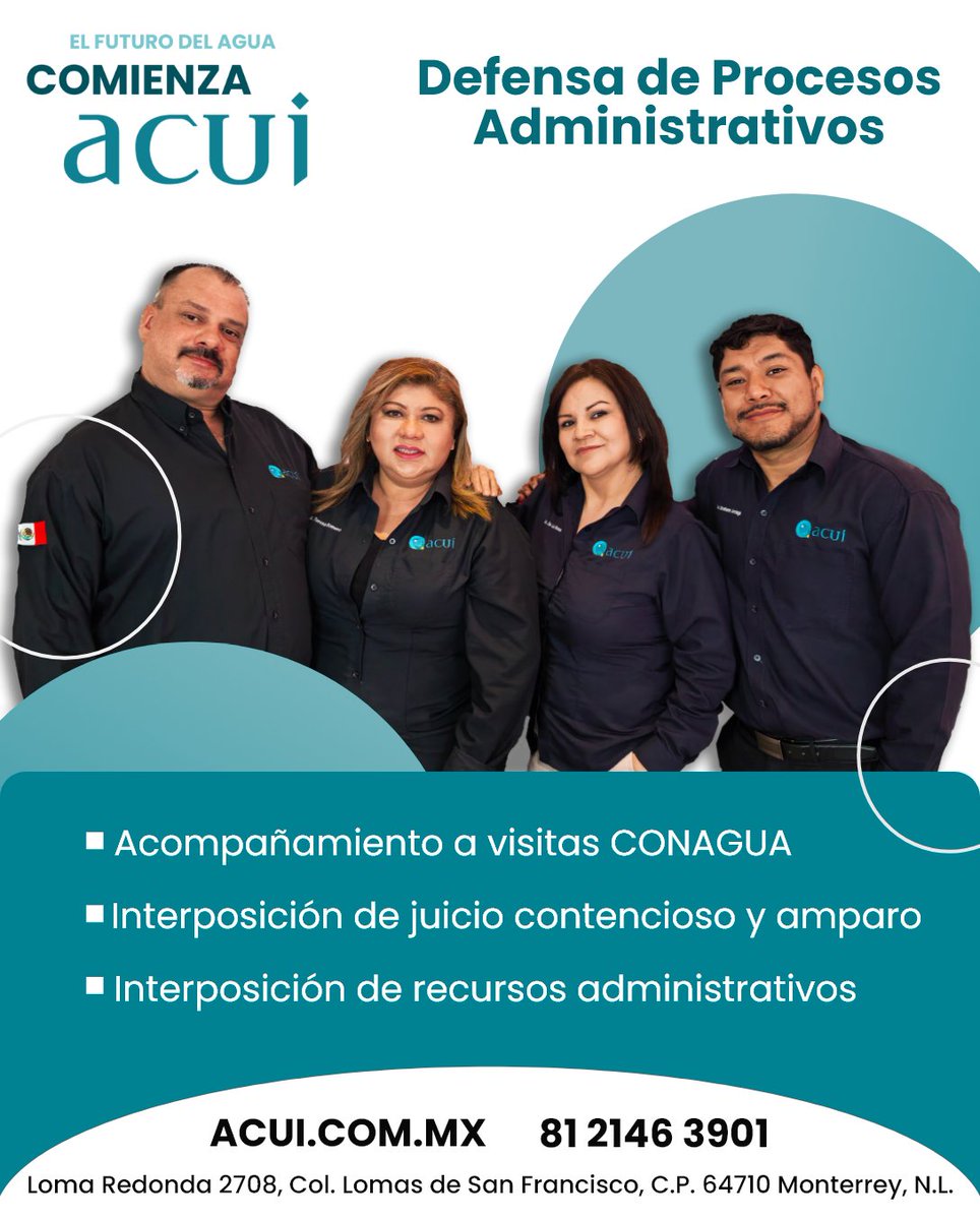 AcuiMx's tweet image. 📑🔍 #ACUI te respalda en la defensa de procesos administrativos ¿Dificultades con trámites y regulaciones? Nuestra experiencia garantiza soluciones estratégicas para proteger tus operaciones y cumplir con normativas sin contratiempos. 💡✅