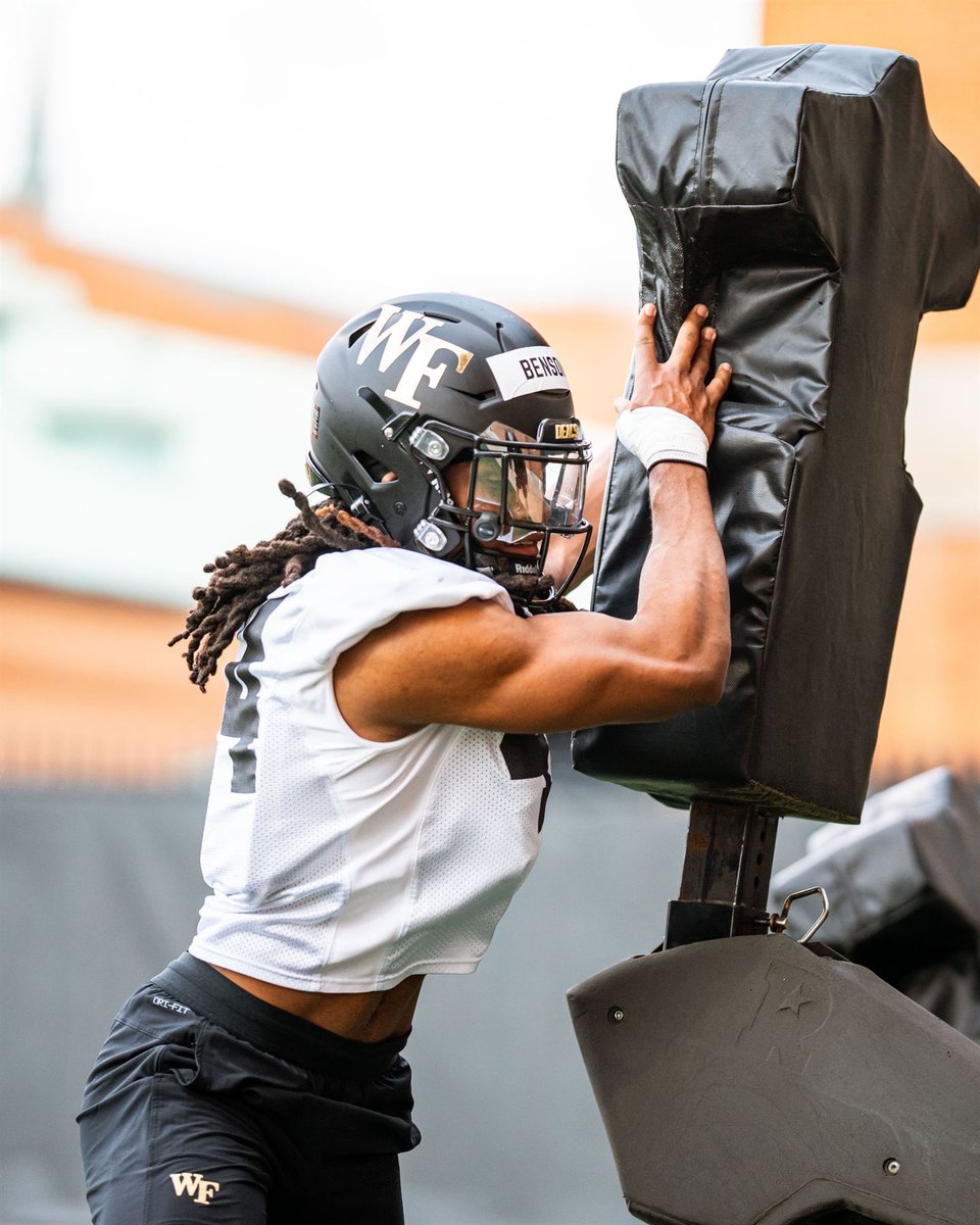 I am grateful for my time here at Wake Forest. Also would love to thank everybody who supported me during my time here, I will be entering the transfer portal on Wednesday April 16th. Recruitment 100% open!